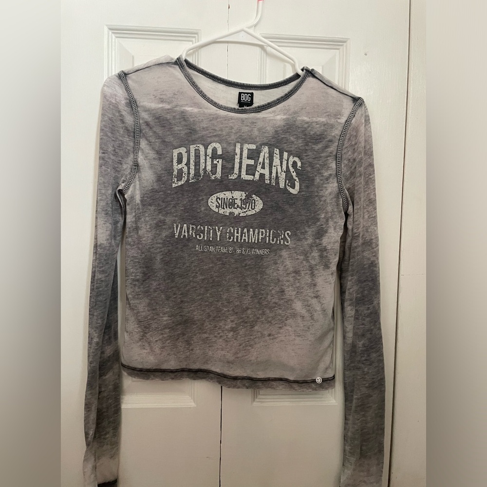 BDG urban outfitters worn long sleeve graphic medium  size shirt